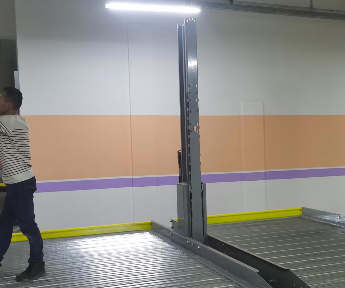 巴塘县升降横移式机械式立体停车设备二手