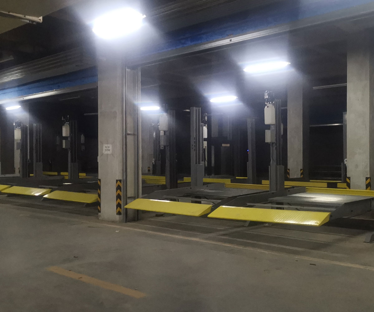 仁和区四柱升降式机械式停车库过规划