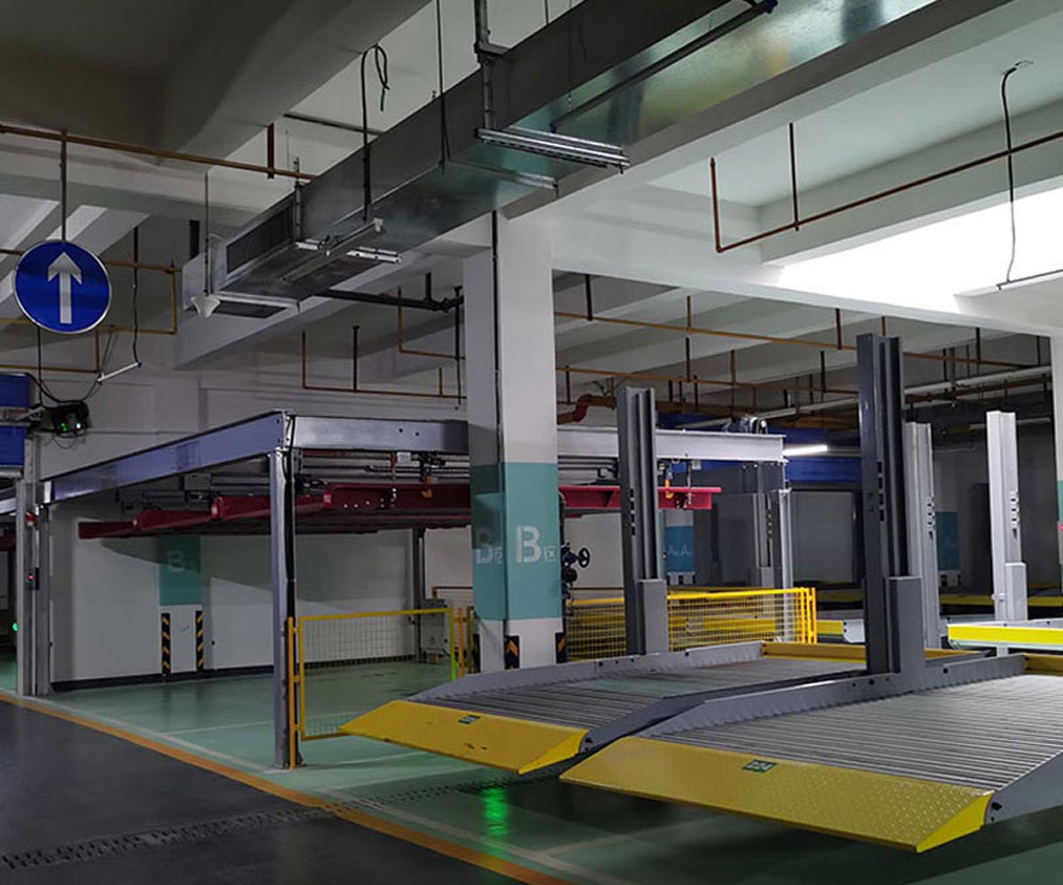 新龙县二层升降立体停车场安装