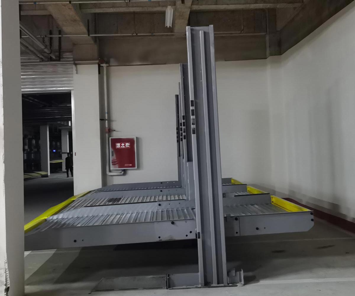 若尔盖县两层简易升降机械式立体车库过规划