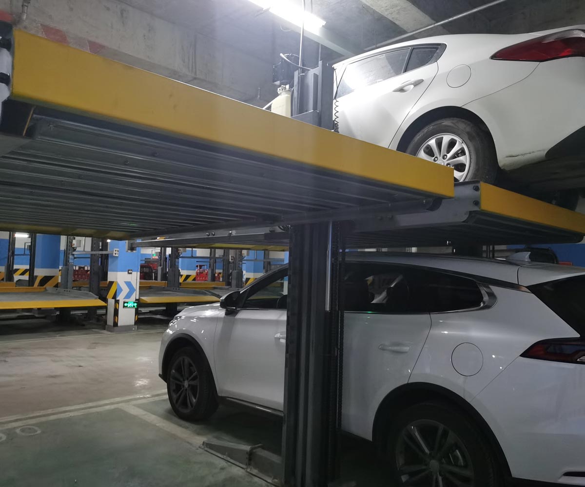 江陵县双柱简易式机械立体停车设备